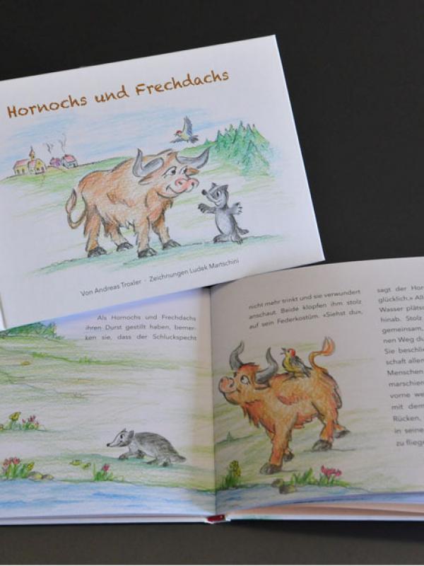 Kinderbuch «Hornochs und Frechdachs»